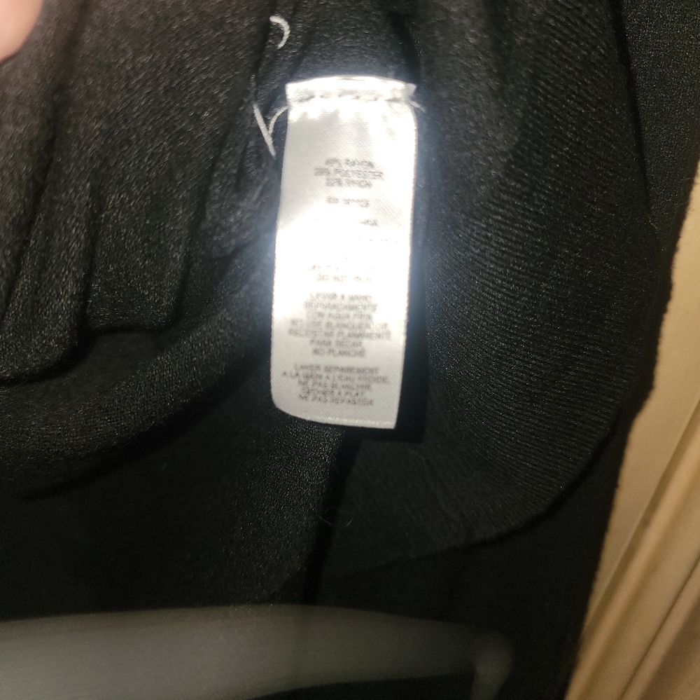 Misses sz XL Essentials by Milano Black button up Cardigan Sweater - Picture 3 of 5